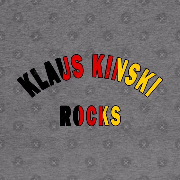 Klaus Kinski Rocks by Lyvershop